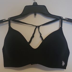 U.S. Polo Assn. Black Molded & Padded Cup Tee  Bra SZ 38C
